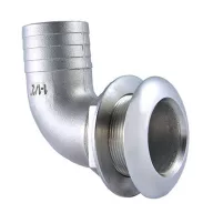 Lefolyó könyök inox 19 mm EVA