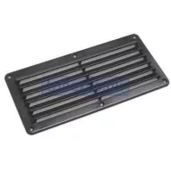 Plastikowy panel wentylacyjny 260 x 127 mm, czarny