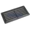 Plastikowy panel wentylacyjny 260 x 127 mm, czarny