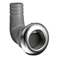 Lefolyó visszacsapó könyök 90° inox/műanyag 38 mm EVA