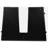 Tłumik drgań do luster, plastikowy, czarny, 430 x 324 mm, 