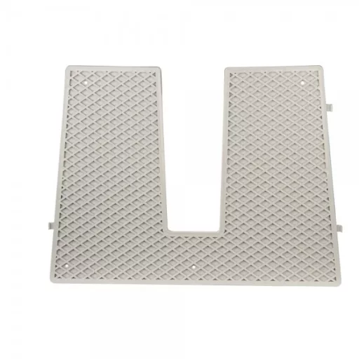 Lustro antywibracyjne plastikowe szare 430x324 mm 
