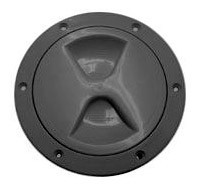 Pokrywa inspekcyjna PP wersja light 6" (152 mm) czarna