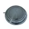 Lampa sufitowa stal nierdzewna 102/140mm 15W