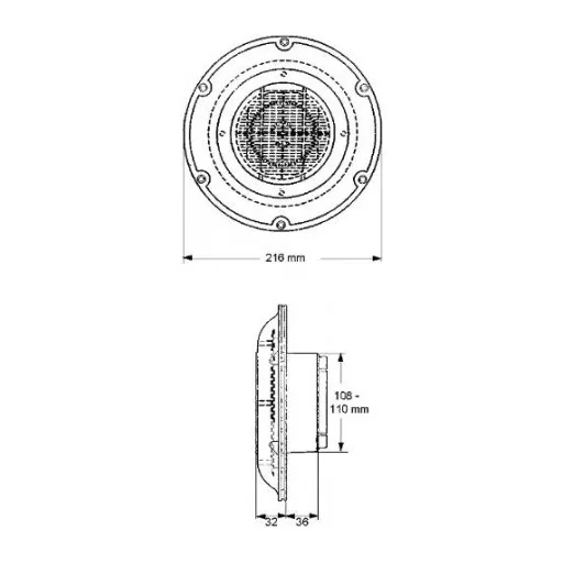 SMART VENT 300 z pokrywą ze stali nierdzewnej