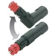 Wtyczka uniwersalna 6-24V max.8A kątowa