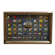 Kódlobogók köteles keretben 60×40cm VVL