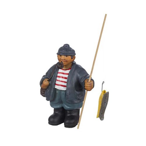 Köpcös horgász figura VVL