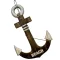 Horgony Fa beach felirattal 60cm VVL