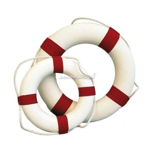 Koło ratunkowe dekor czerwone 35 cm 