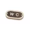 WC tábla 10cm VVL