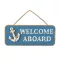 Fa tábla WELCOME ABOARD felirattal VVL