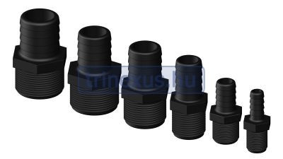 Złącze węża TD czarne 38 mm 1 1/2"