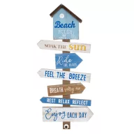 Fali tábla beach szabályok 83cm VVL