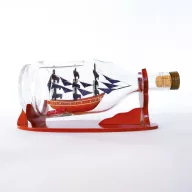 HMS Bounty hajómakett Henessy palackban VVL