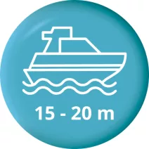 Kadłub o długości od 15 do 20 metrów
